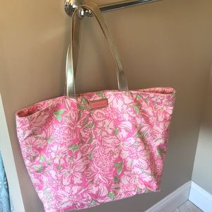 Pink Lilly Pulitzer Tote Bag